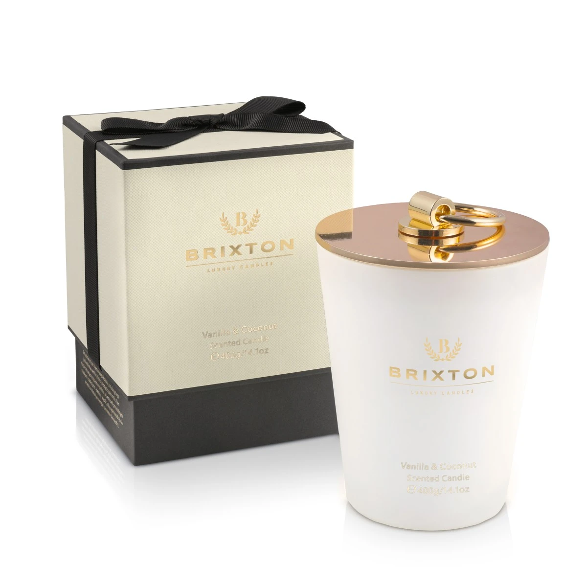 Świeca zapachowa w szkle 400g Vanilla & Coconut