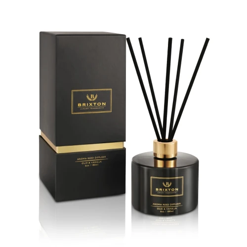 Dyfuzor zapachowy z pałeczkami 180ml Oud & Vanilla